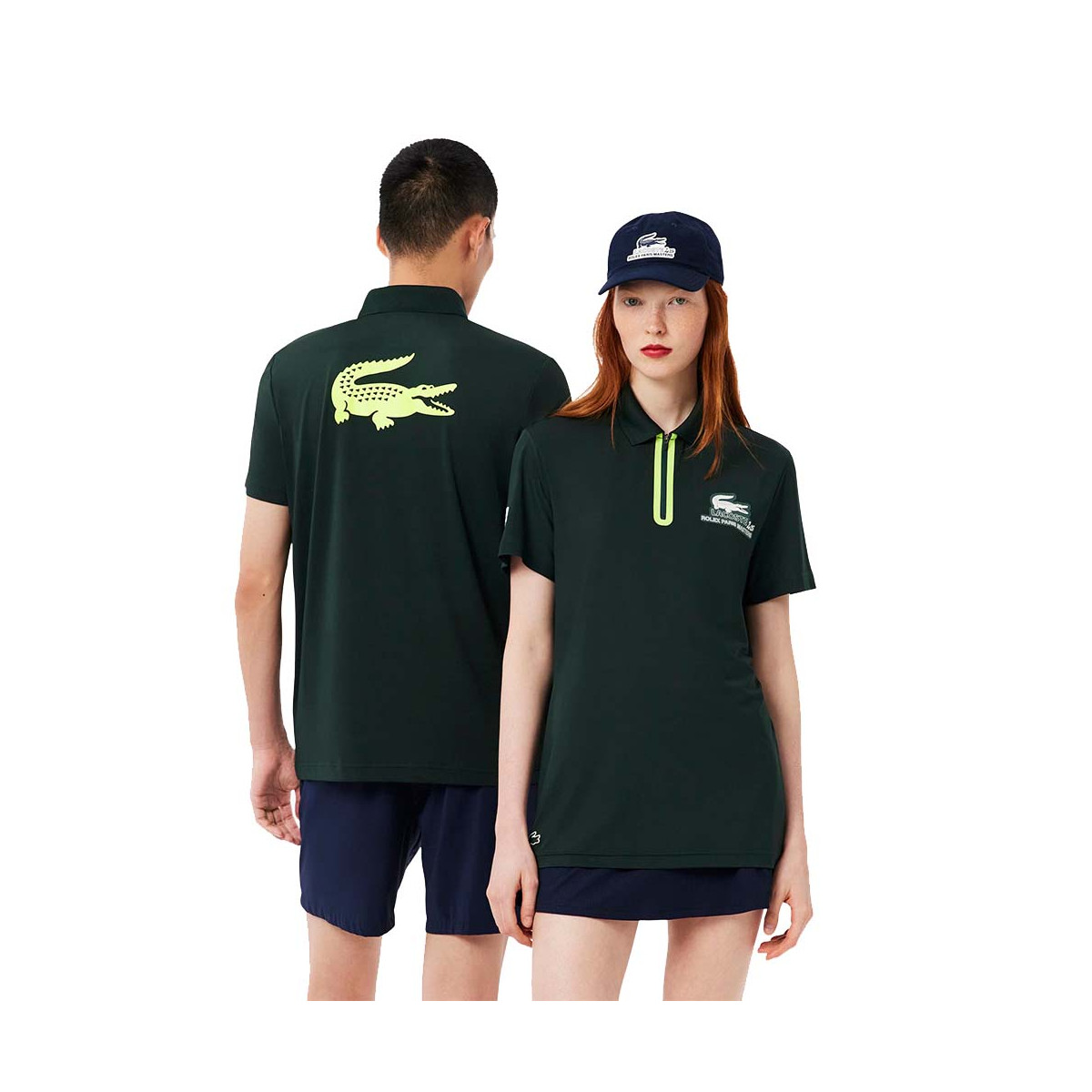 Lacoste Ballkind Rolex Paris Masters Poloshirt Gr&uuml;n