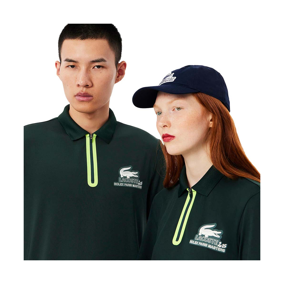 Lacoste Ballkind Rolex Paris Masters Poloshirt Gr&uuml;n