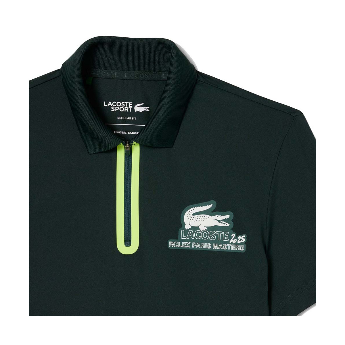 Lacoste Ballkind Rolex Paris Masters Poloshirt Gr&uuml;n
