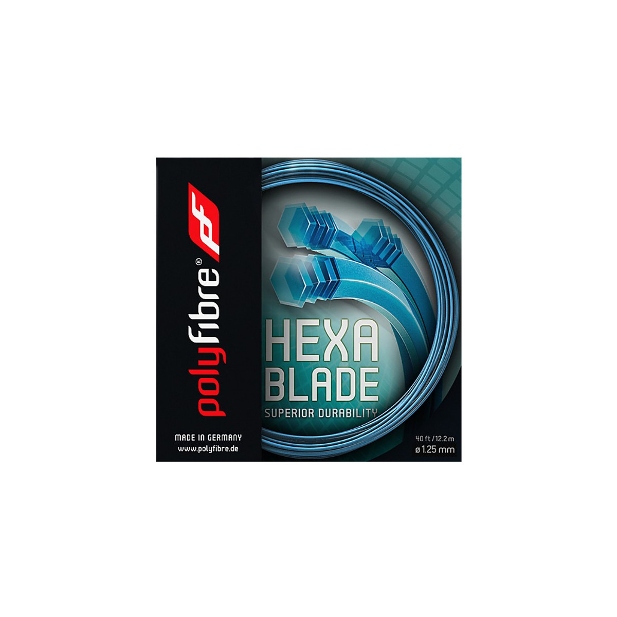 Polyfibre Hexablade Tennissaite 12 m