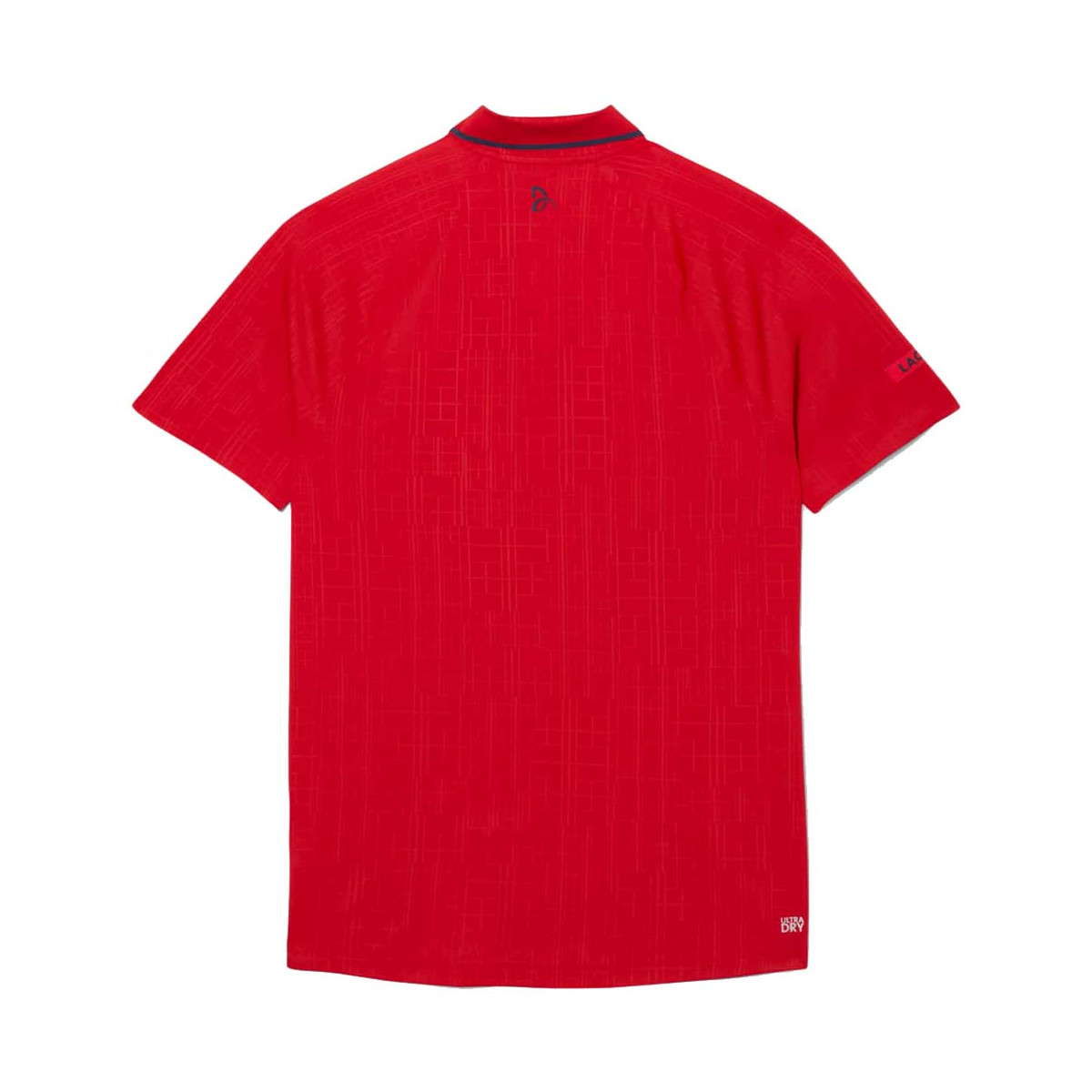 Lacoste Tennis Novak Djokovic On Court Poloshirt Rot