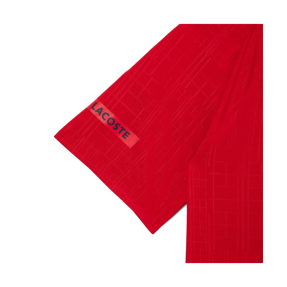 Lacoste Tennis Novak Djokovic On Court Poloshirt Rot