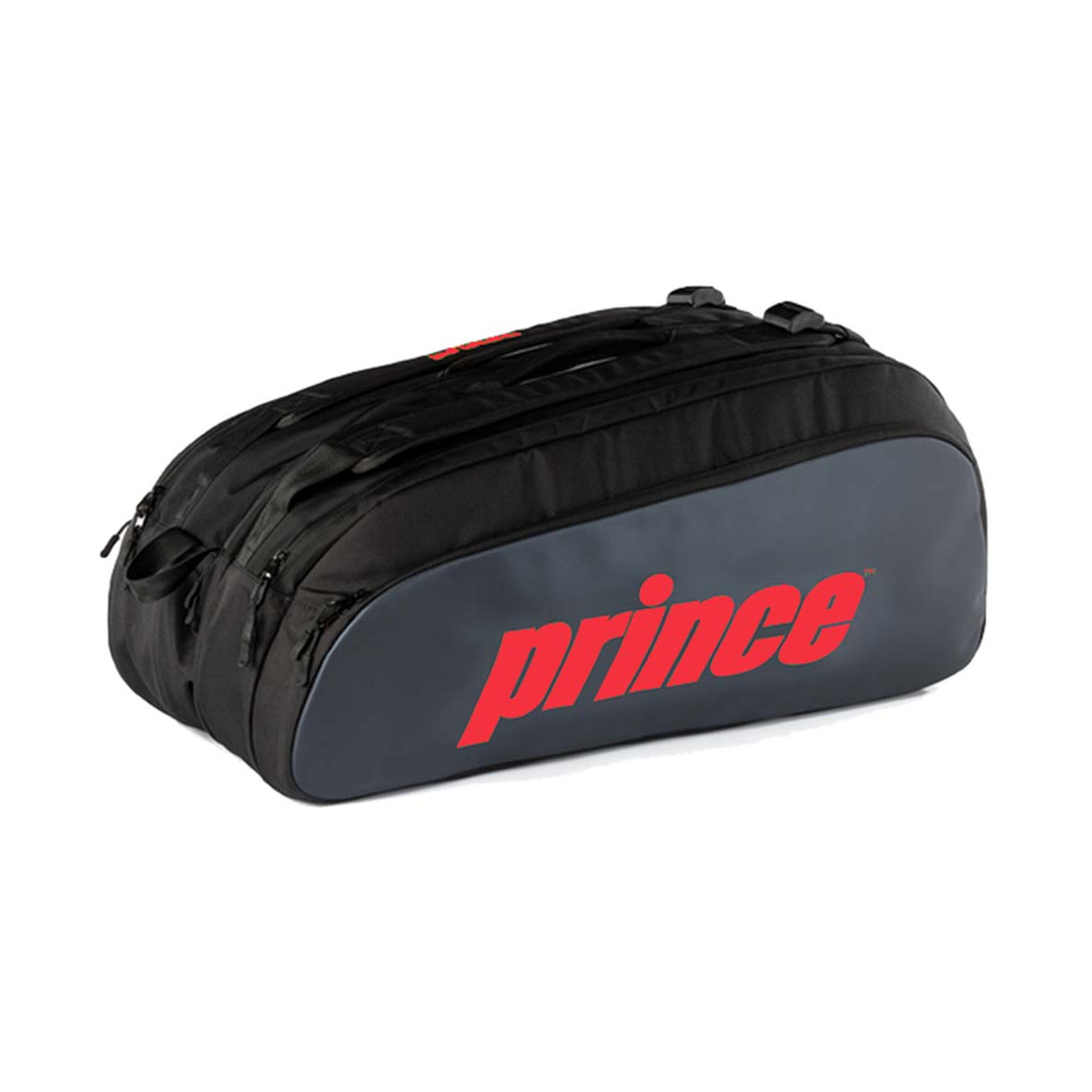 Prince Tour 3 Comp 9R Tennistasche Schwarz / Rot