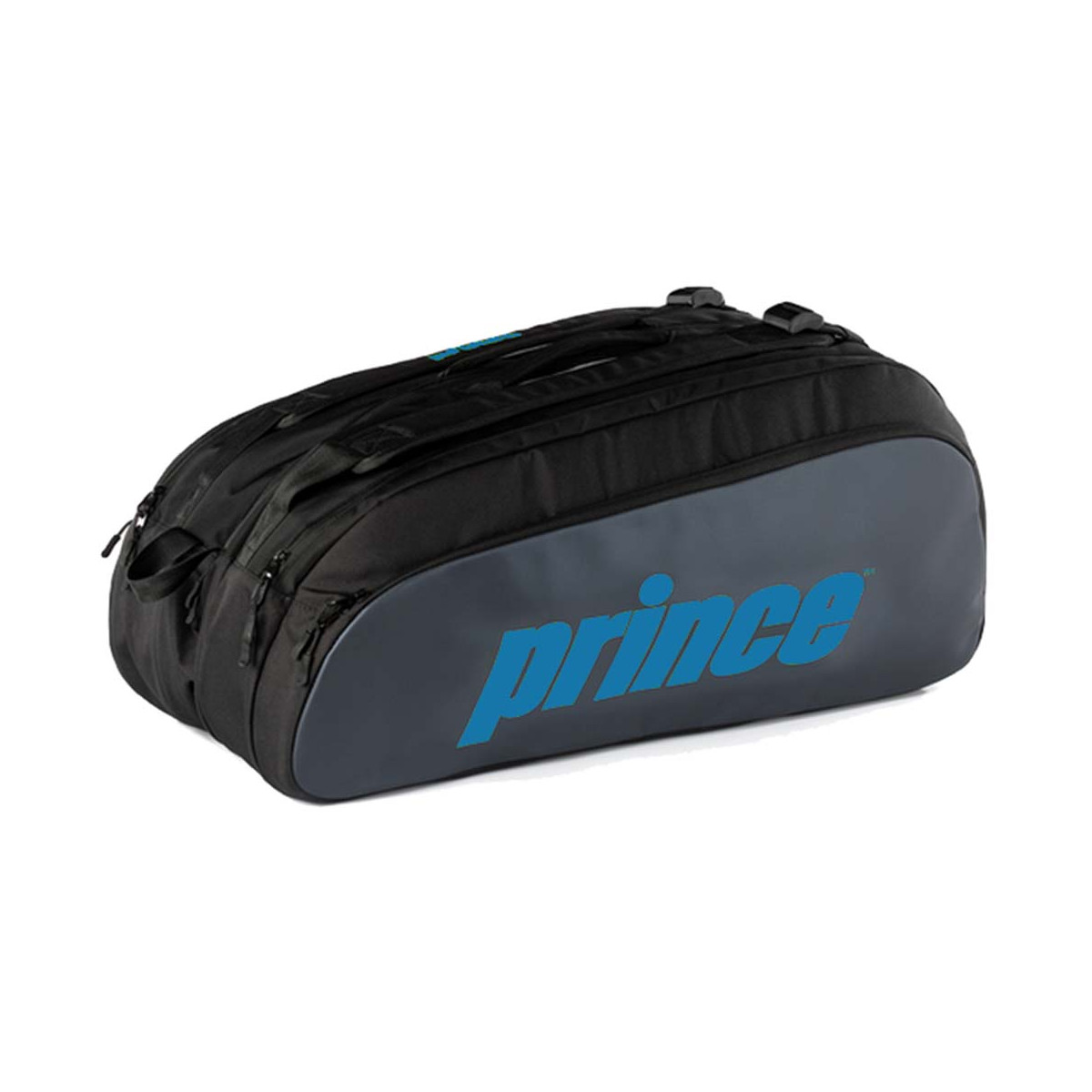 Prince Tour 3 Comp 9R Tennistasche Schwarz / Blau