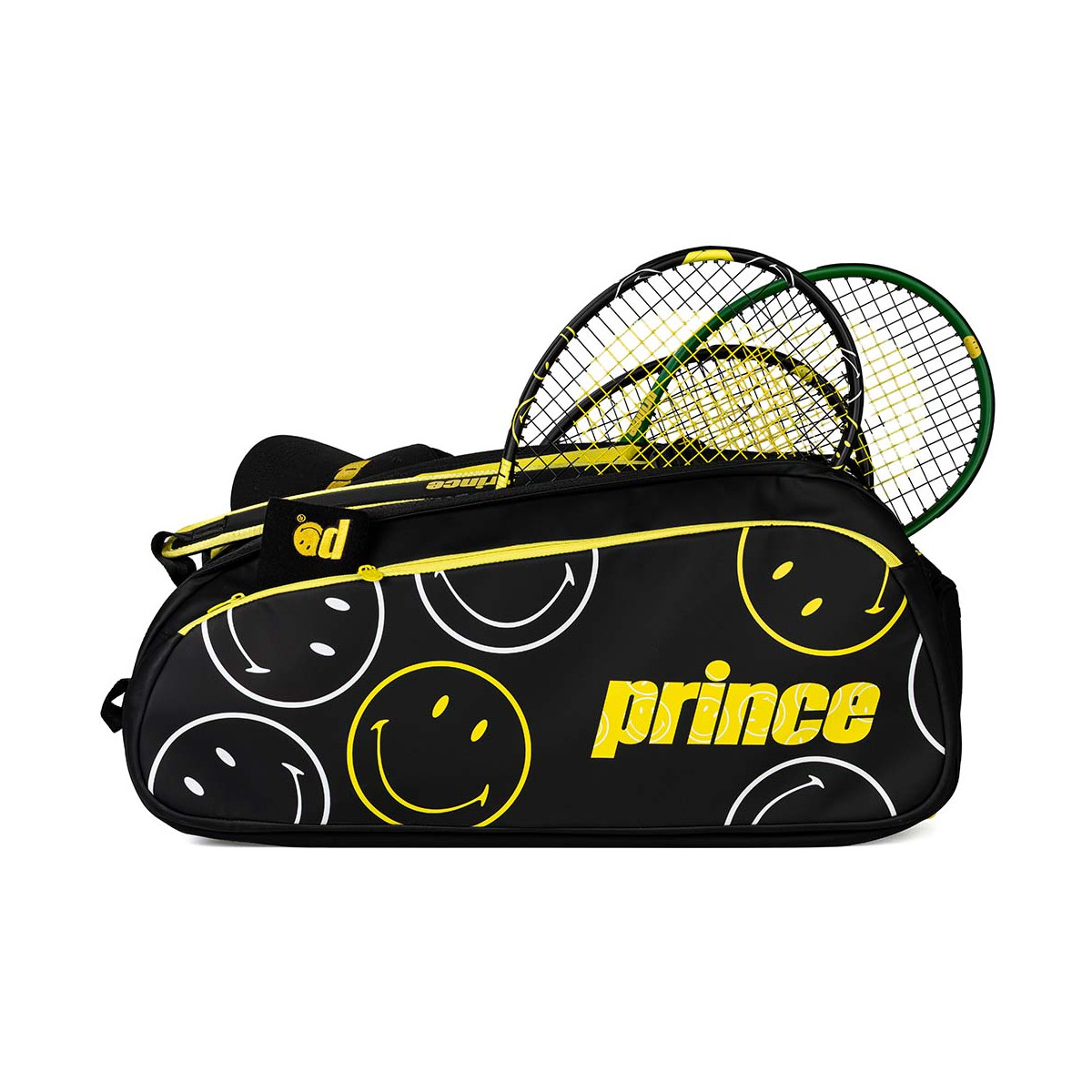 Prince x Smiley Tour 3 Comp 9R Tennistasche