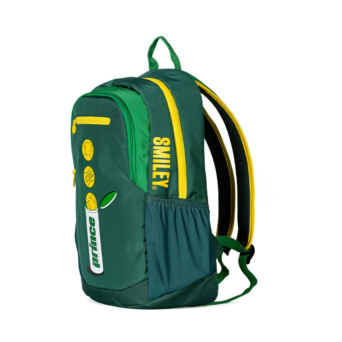 Prince x Smiley Tennisrucksack Gr&uuml;n