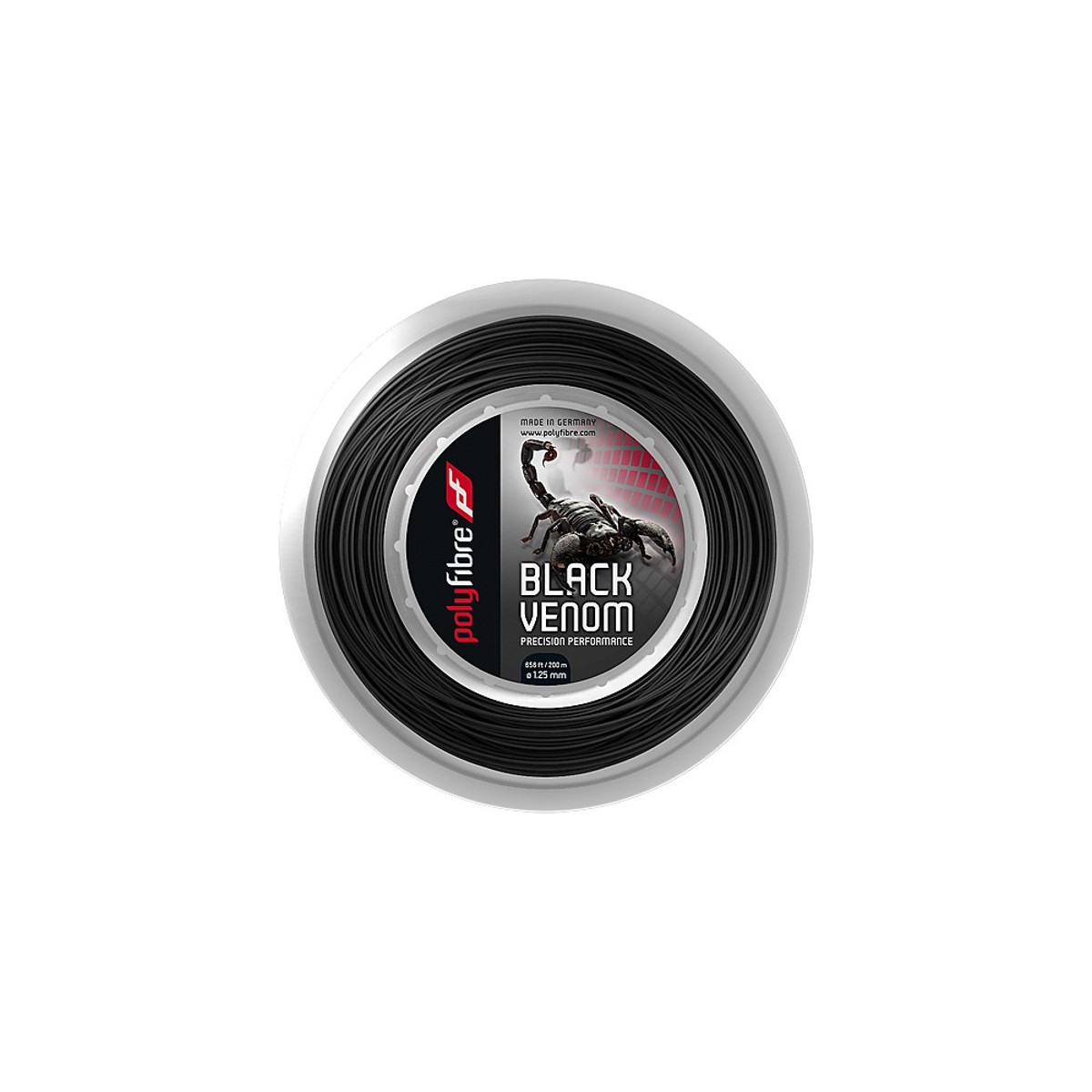 Polyfibre Black Venom Saitenrolle 200 m
