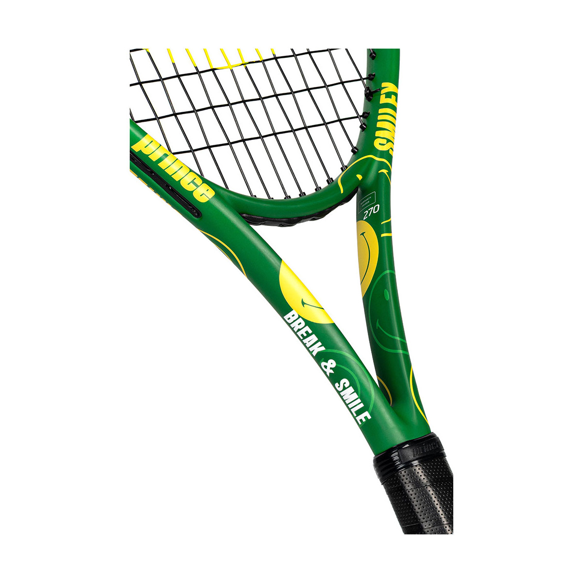 Prince x Smiley Beast Power 100 Green Tennisschl&auml;ger (300 g)