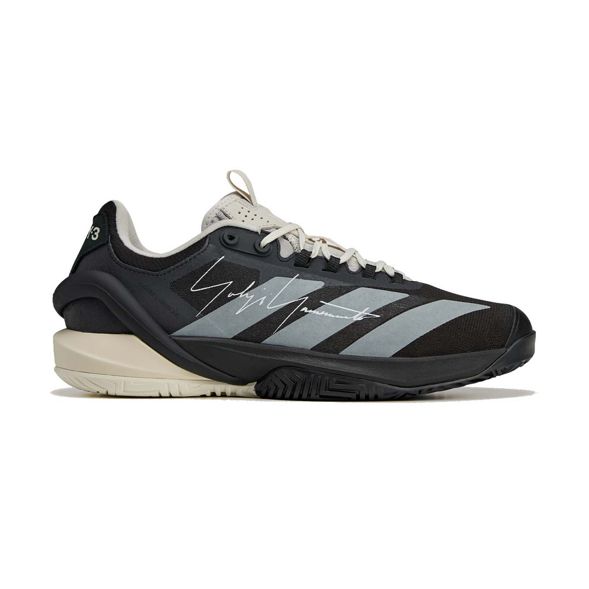 Adidas Adizero Cybersonic 2 Y-3 Tennisschuhe Schwarz / Cremewei&szlig;