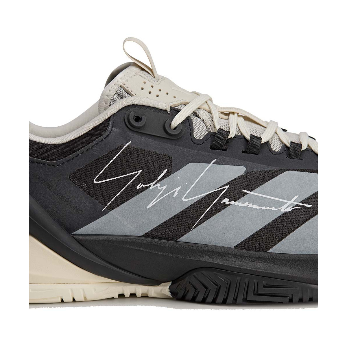 Adidas Adizero Cybersonic 2 Y-3 Tennisschuhe Schwarz / Cremewei&szlig;