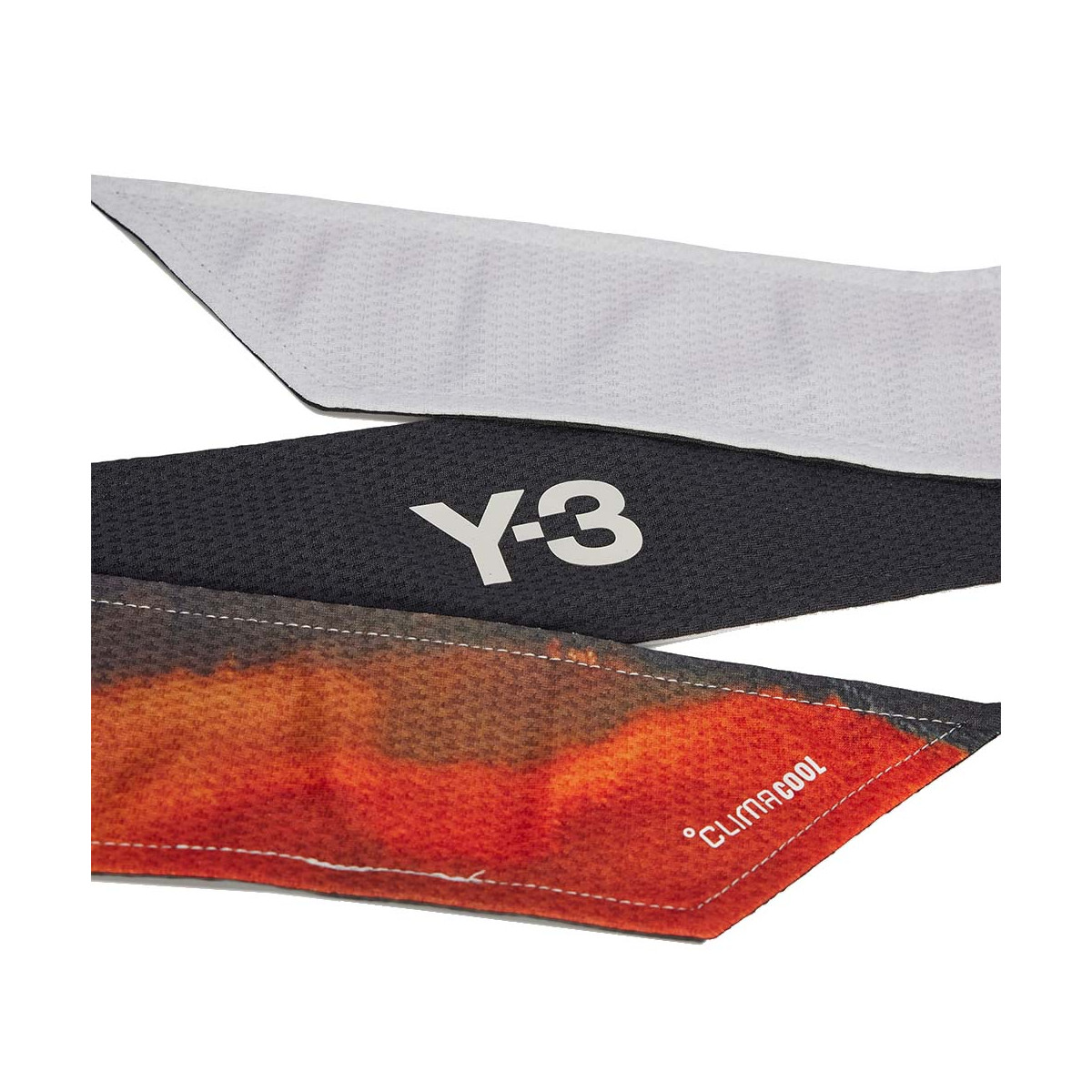 Adidas Tie Climacool Y-3 Stirnband Cremewei&szlig; / Schwarz