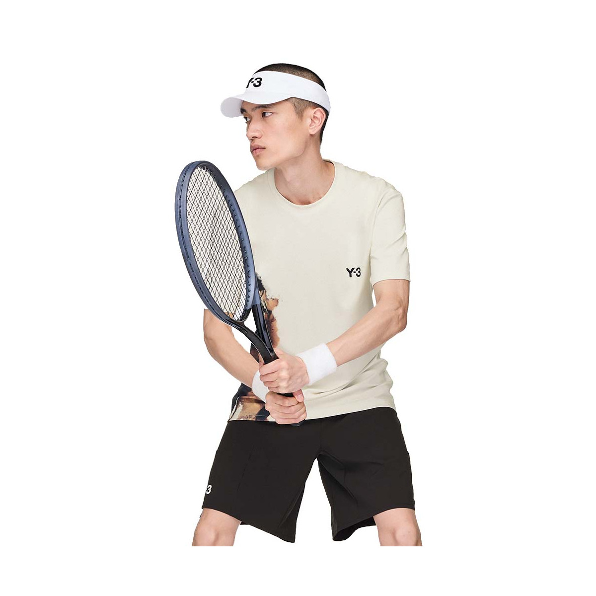Adidas Pro FreeLift Y-3 T-Shirt Cremewei&szlig;