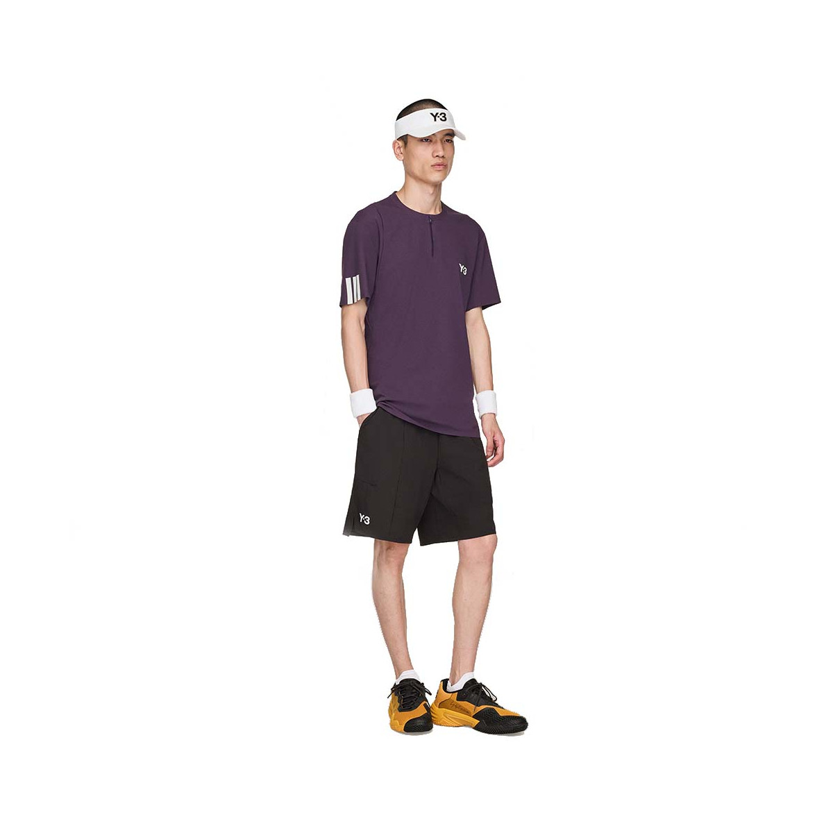 Adidas Pro Zip Y-3 T-Shirt Violett