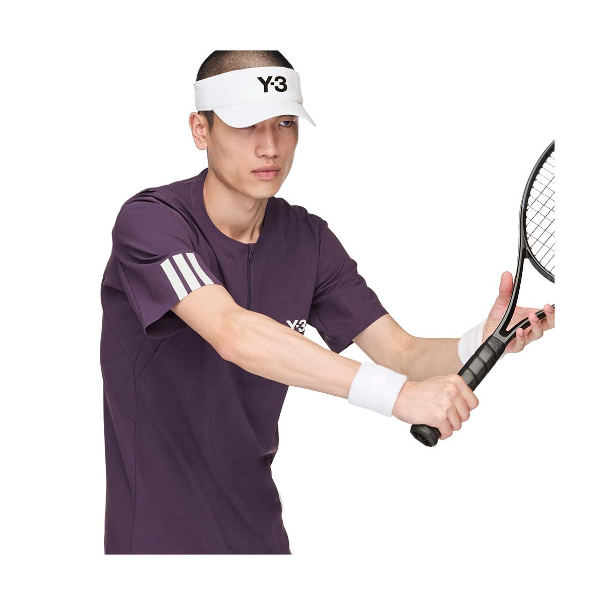 Adidas Pro Zip Y-3 T-Shirt Violett
