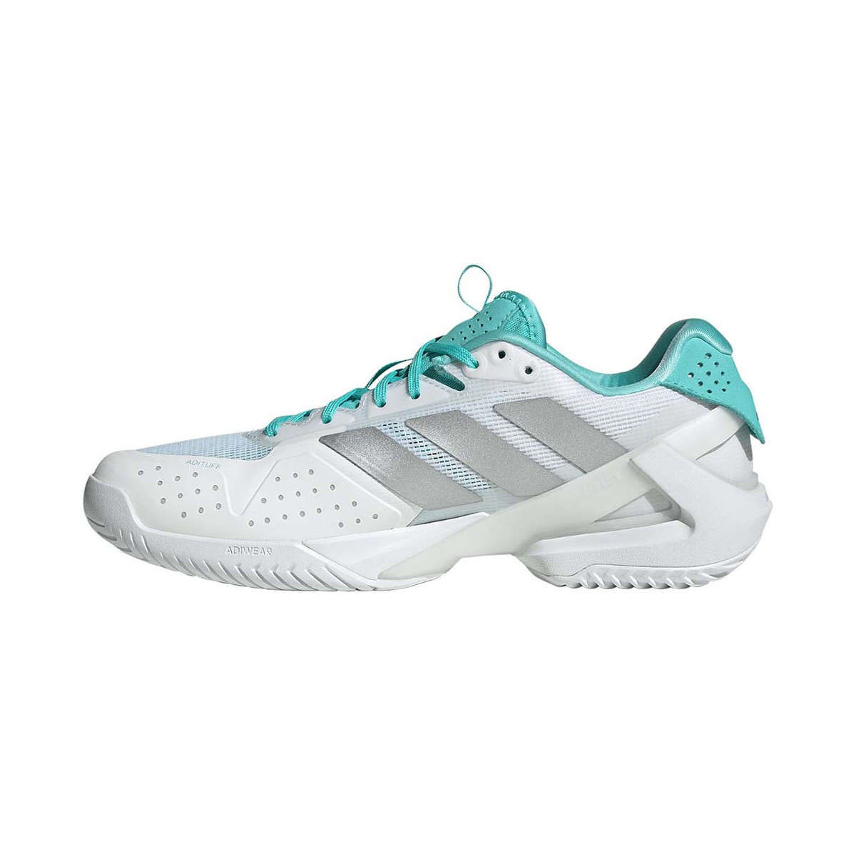 Adidas Adizero Ubersonic 5 Tennisschuhe Damen Wei&szlig; / Blau