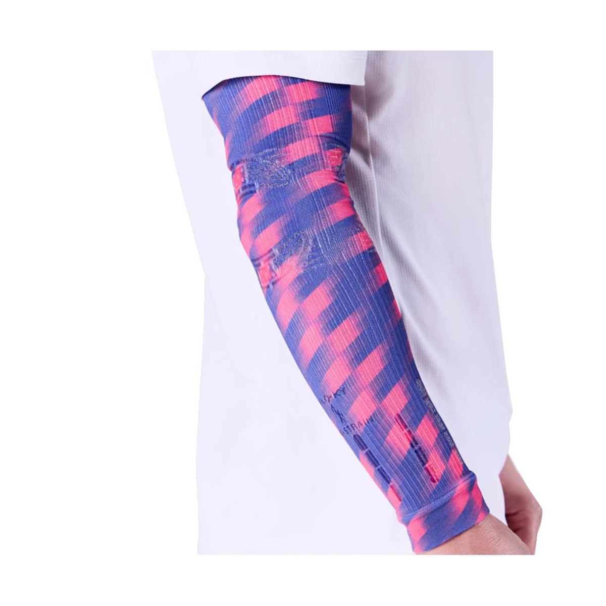 Floky NO-STRAIN Tokyo Kompressions&auml;rmel Blau / Rosa