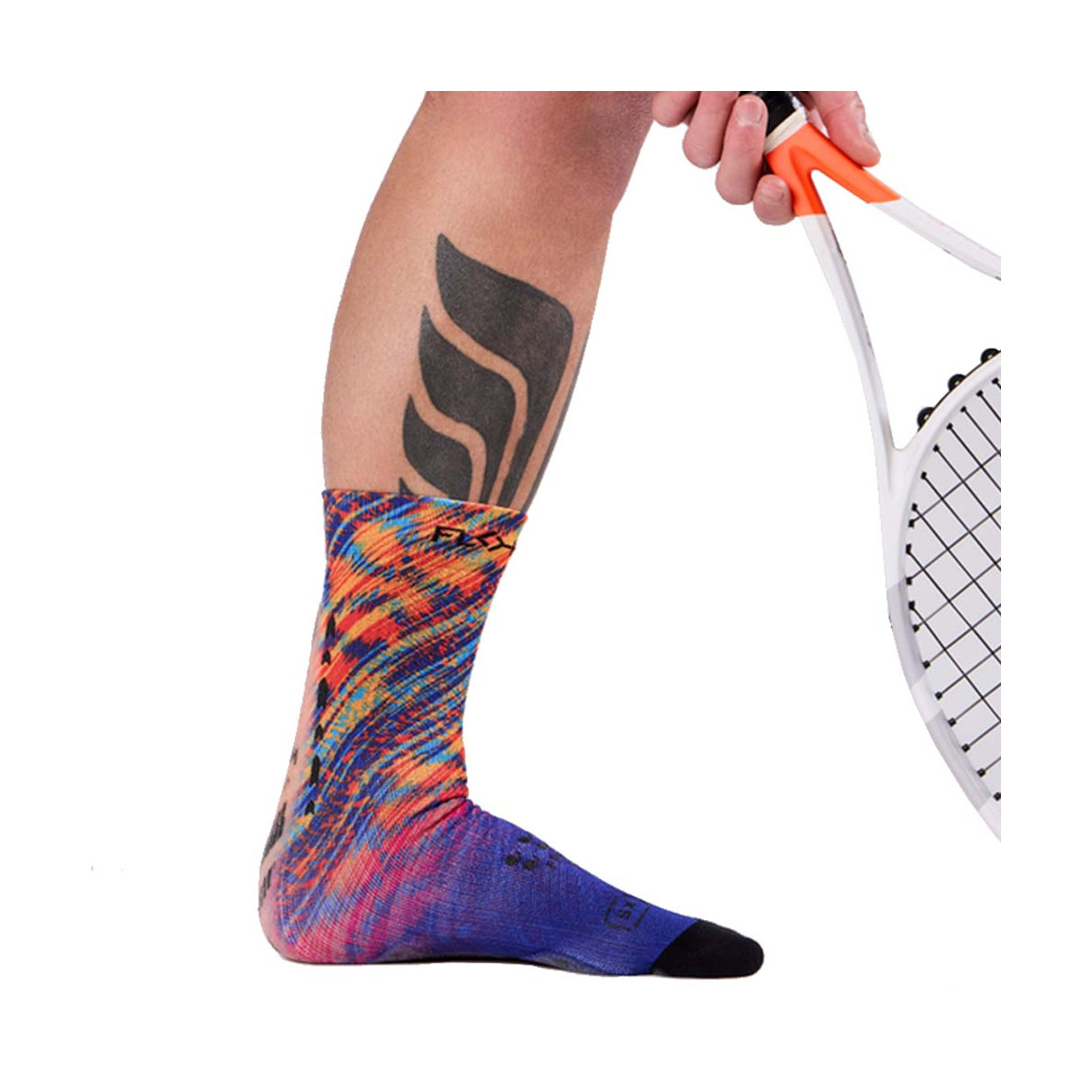 Floky S-MASH 3D FANTASY Rio Kompressionssocken Blau / Orange