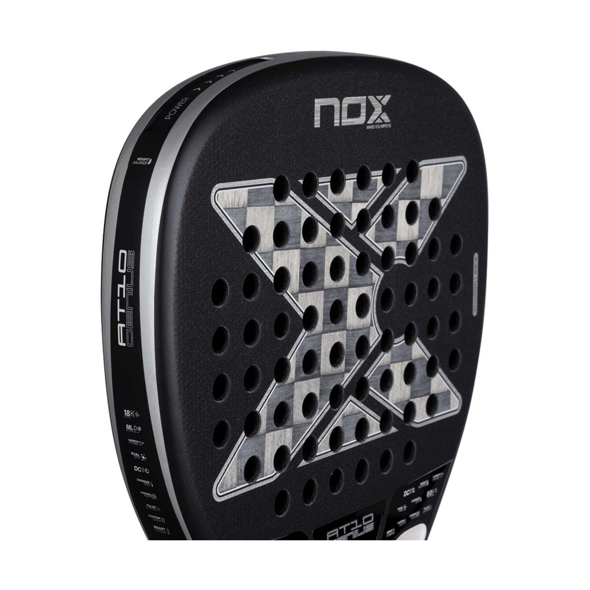 Nox AT10 Genius Attack 18K Alum 2026 Padelschl&auml;ger
