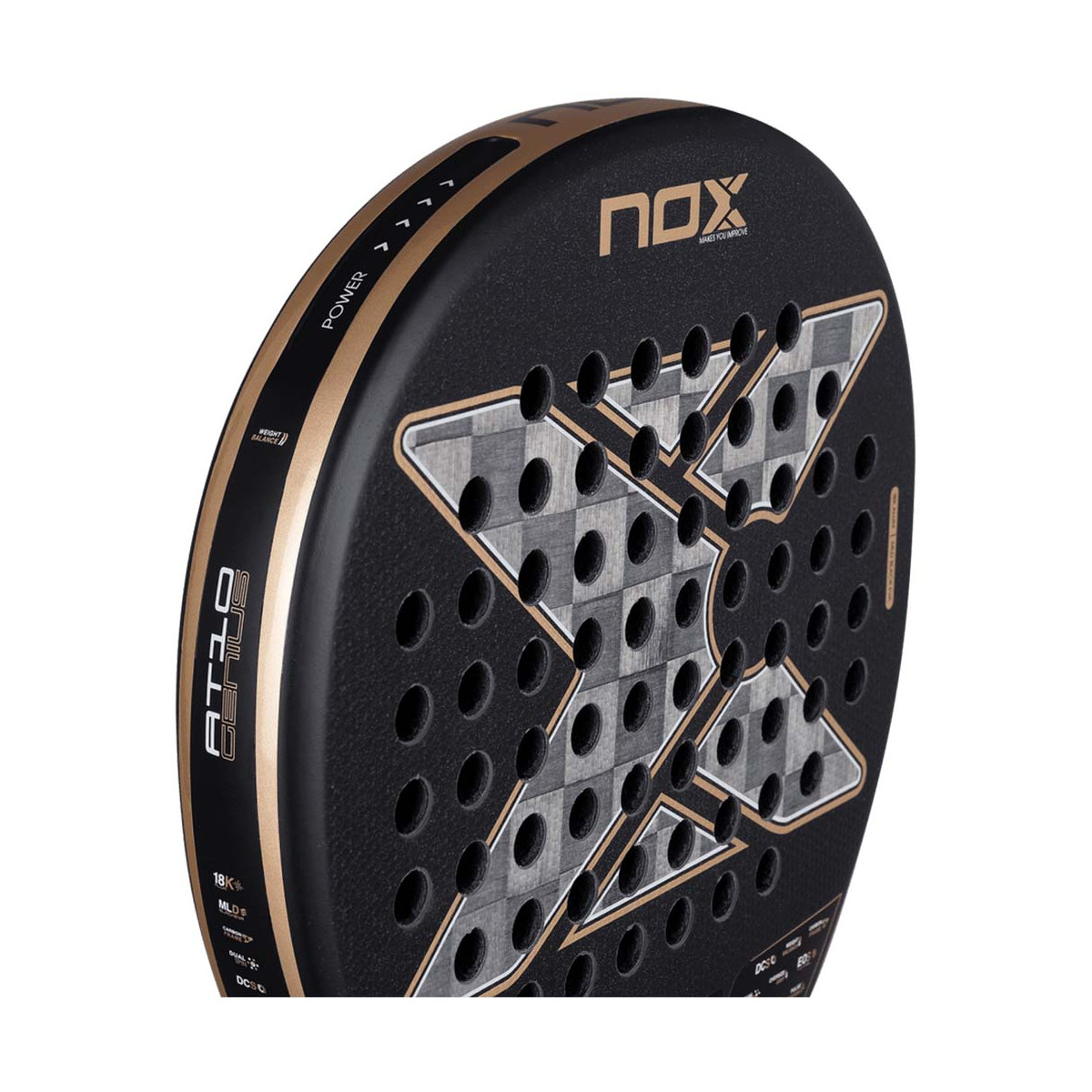 Nox AT10 Genius 18K Alum 2026 Padelschl&auml;ger