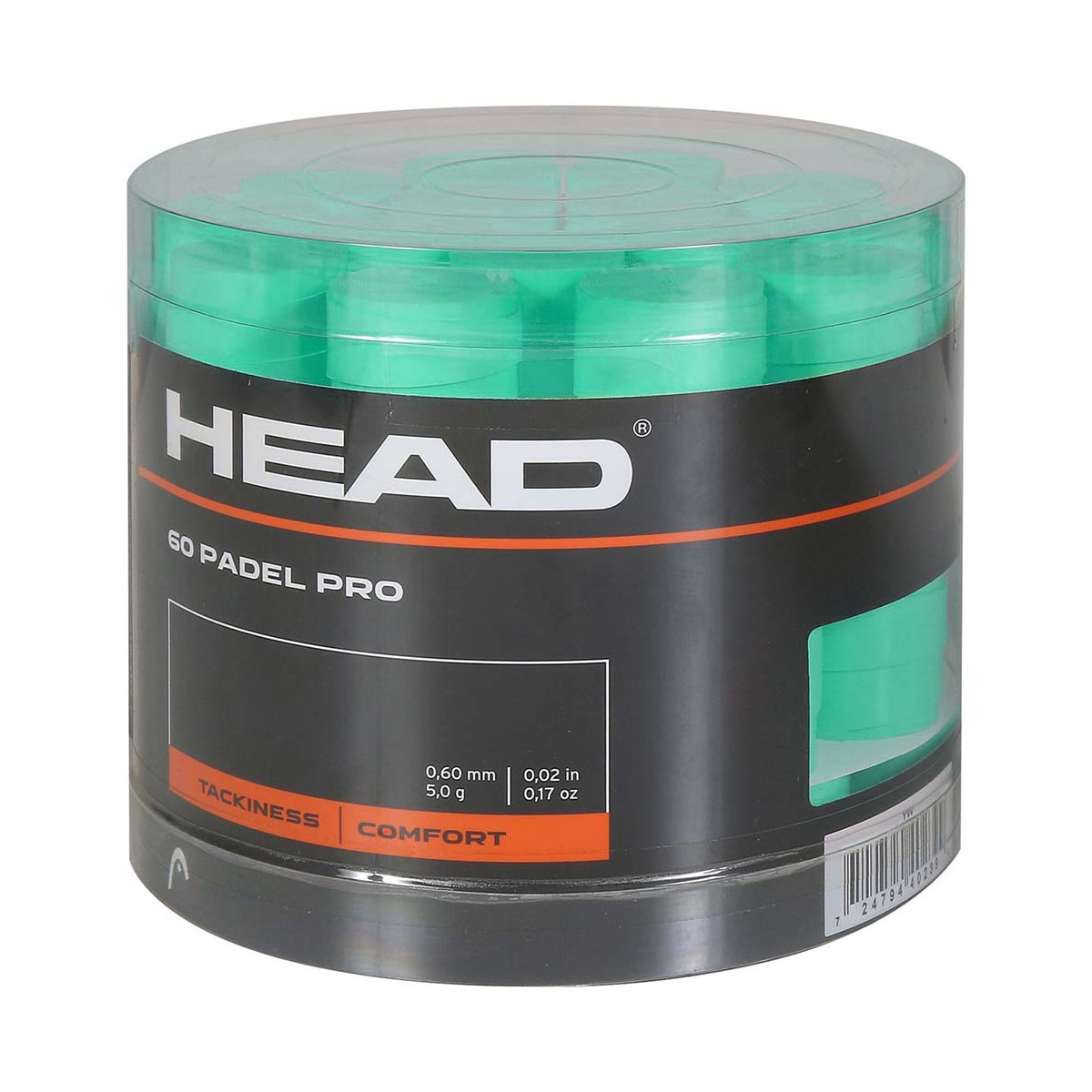Head Padel Pro Overgrip Gr&uuml;n 60er-Box