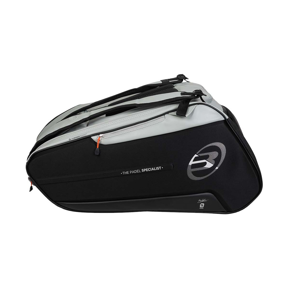 Bullpadel Hack 2026 Schl&auml;gertasche (Thermobag) Grau / Schwarz