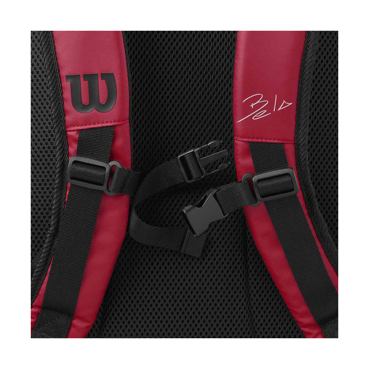Wilson Bela Super Tour Rucksack Rot