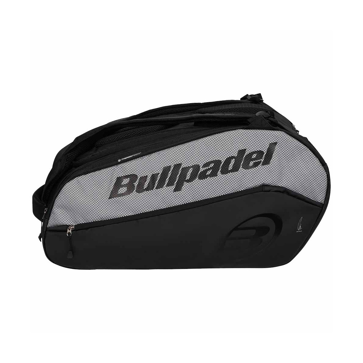 Bullpadel Vertex 04 2025 Schl&auml;gertasche (Thermobag) Schwarz / Grau