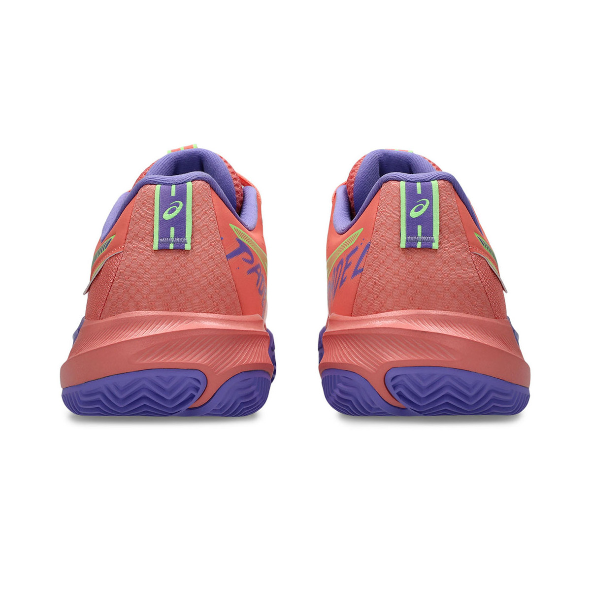 Asics Gel Challenger 15 Padelschuhe Damen Koralle / Violett