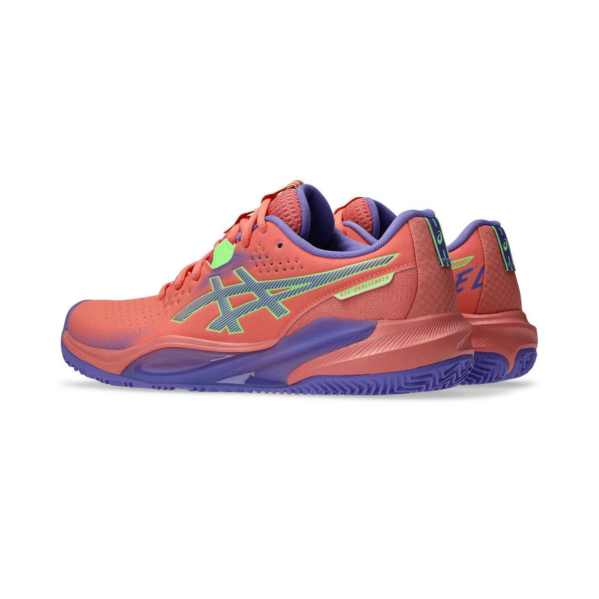 Asics Gel Challenger 15 Padelschuhe Damen Koralle / Violett