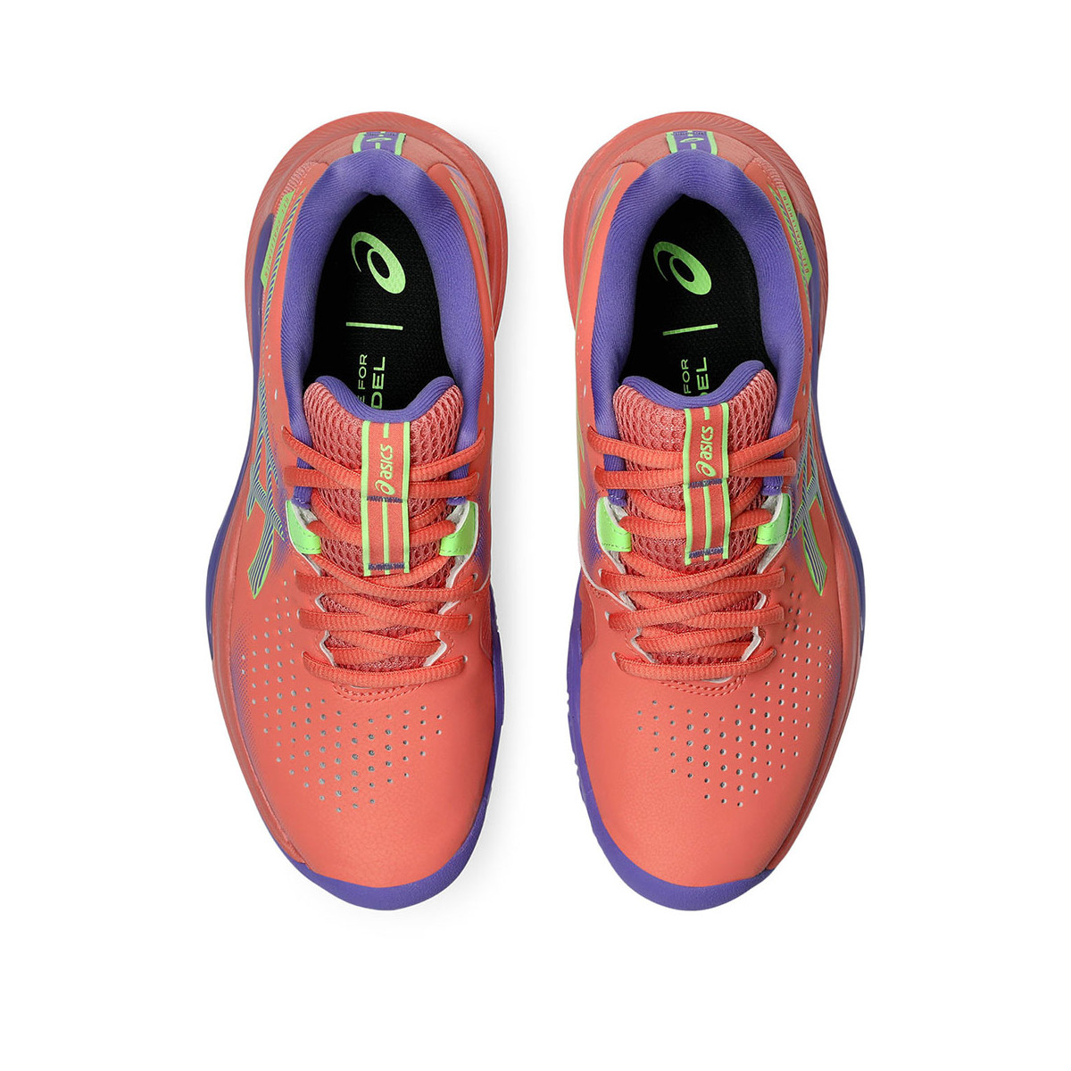 Asics Gel Challenger 15 Padelschuhe Damen Koralle / Violett