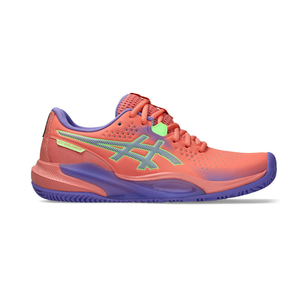 Asics Gel Challenger 15 Padelschuhe Damen Koralle / Violett