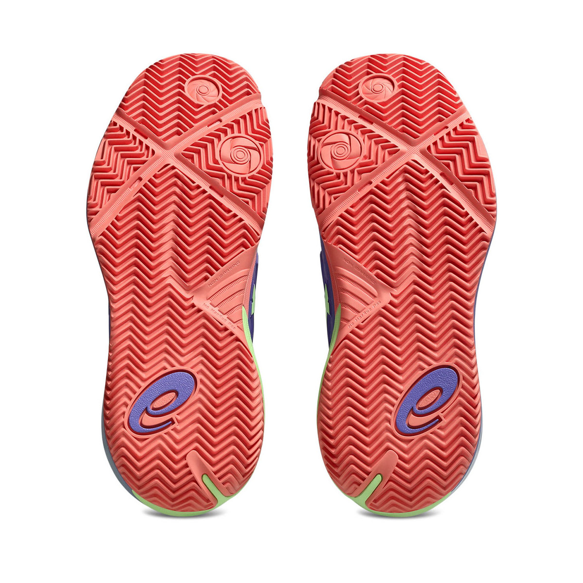 Asics Gel Resolution X Padelschuhe Damen Violett / Gr&uuml;n