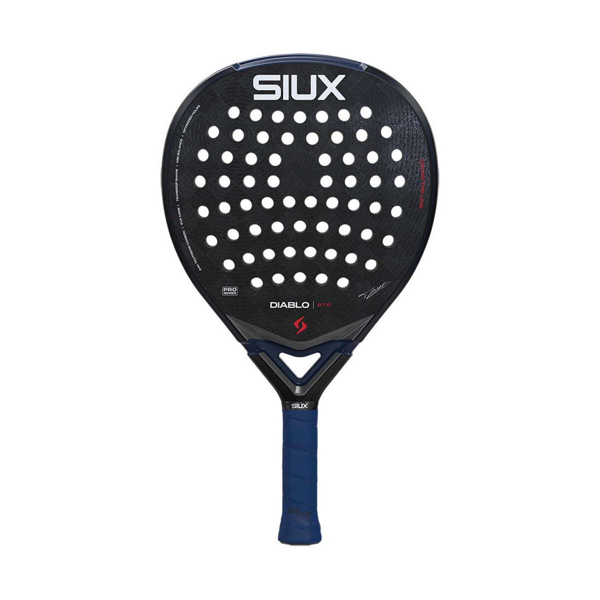 Siux Diablo Pro 2026 Padelschl&auml;ger Schwarz / Marineblau