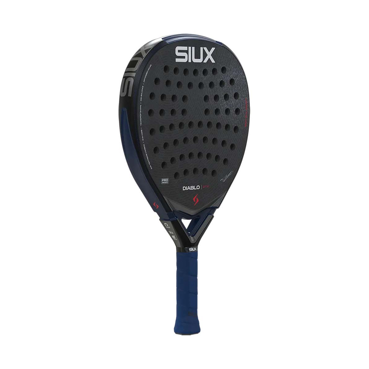 Siux Diablo Pro 2026 Padelschl&auml;ger Schwarz / Marineblau