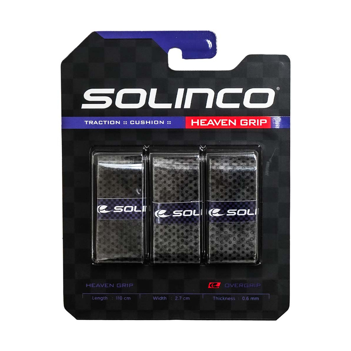 Solinco Heaven Grip Overgrip Grau 3er-Pack