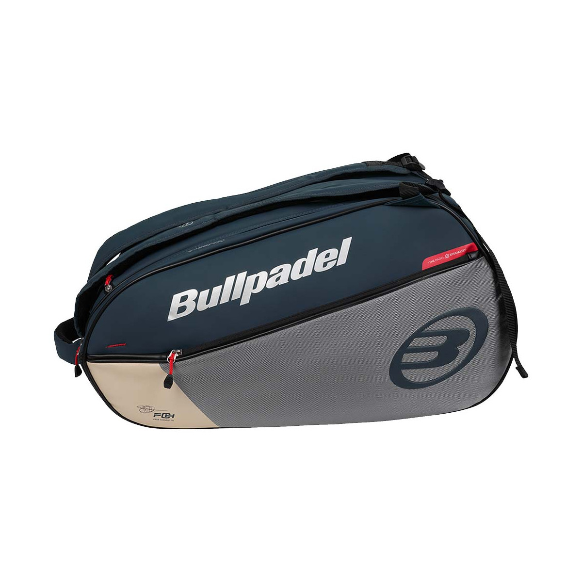 Bullpadel Neuron 2026 Schl&auml;gertasche (Thermobag) Grau / Nachtblau