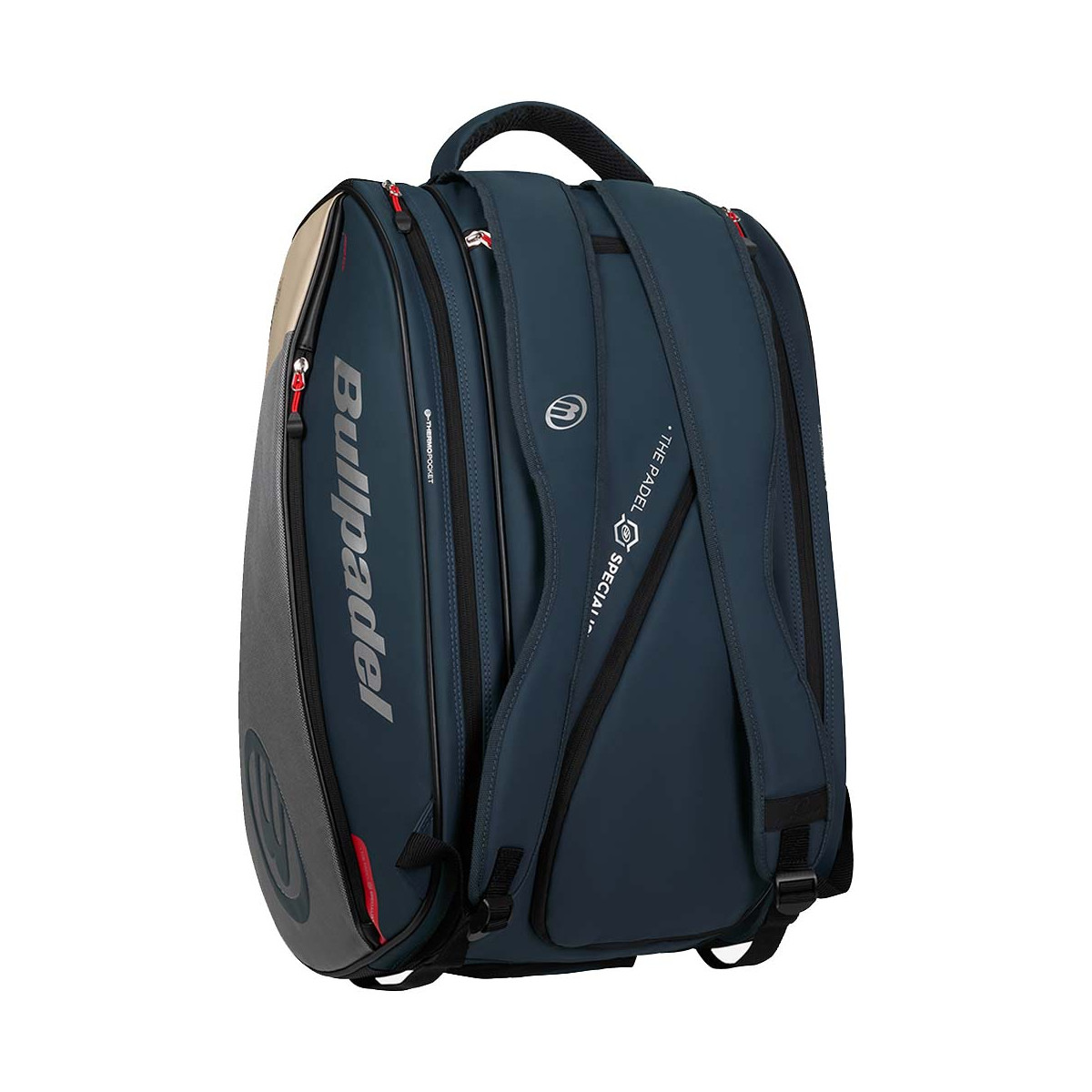 Bullpadel Neuron 2026 Schl&auml;gertasche (Thermobag) Grau / Nachtblau