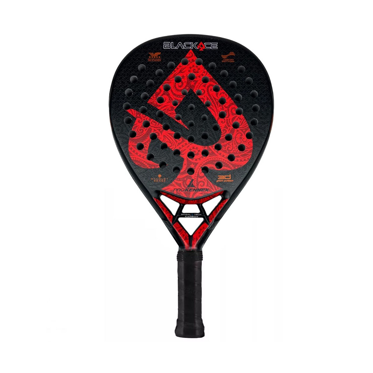 Pro Kennex Kinetic Black Ace Red 2026 Tennisschl&auml;ger