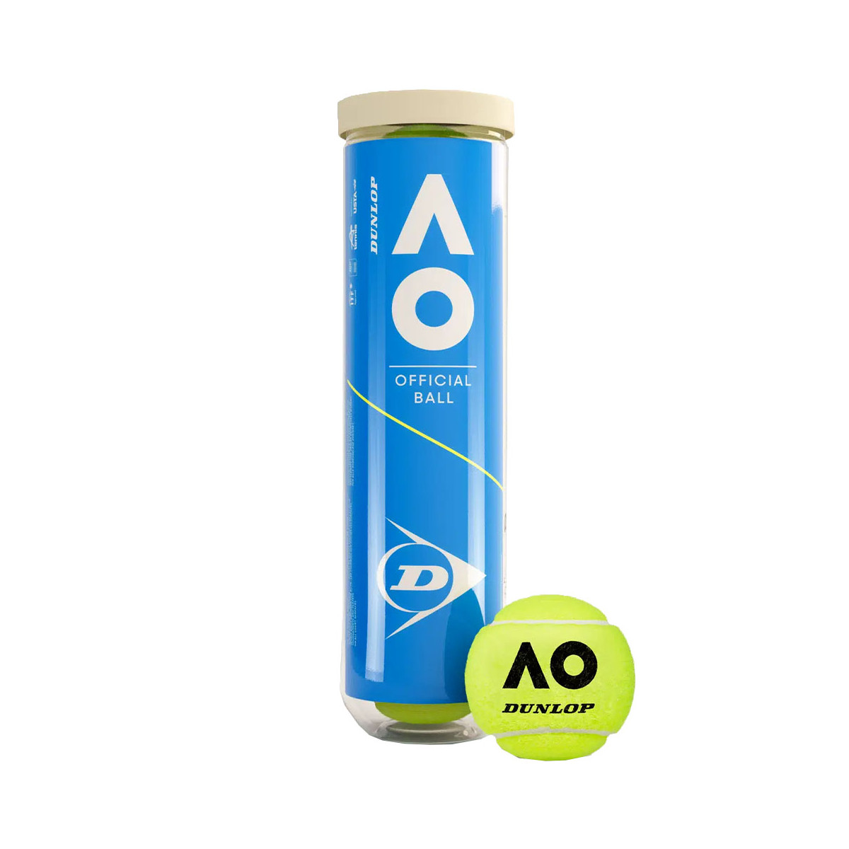 Dunlop Australian Open Tennisb&auml;lle 2 Dosen mit je 4 B&auml;llen