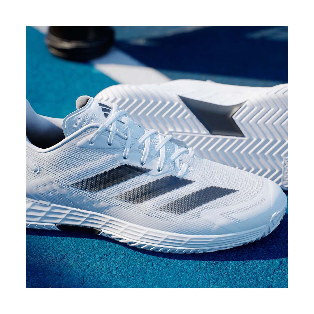 Adidas Defiant Speed 2 Tennisschuhe Wei&szlig;