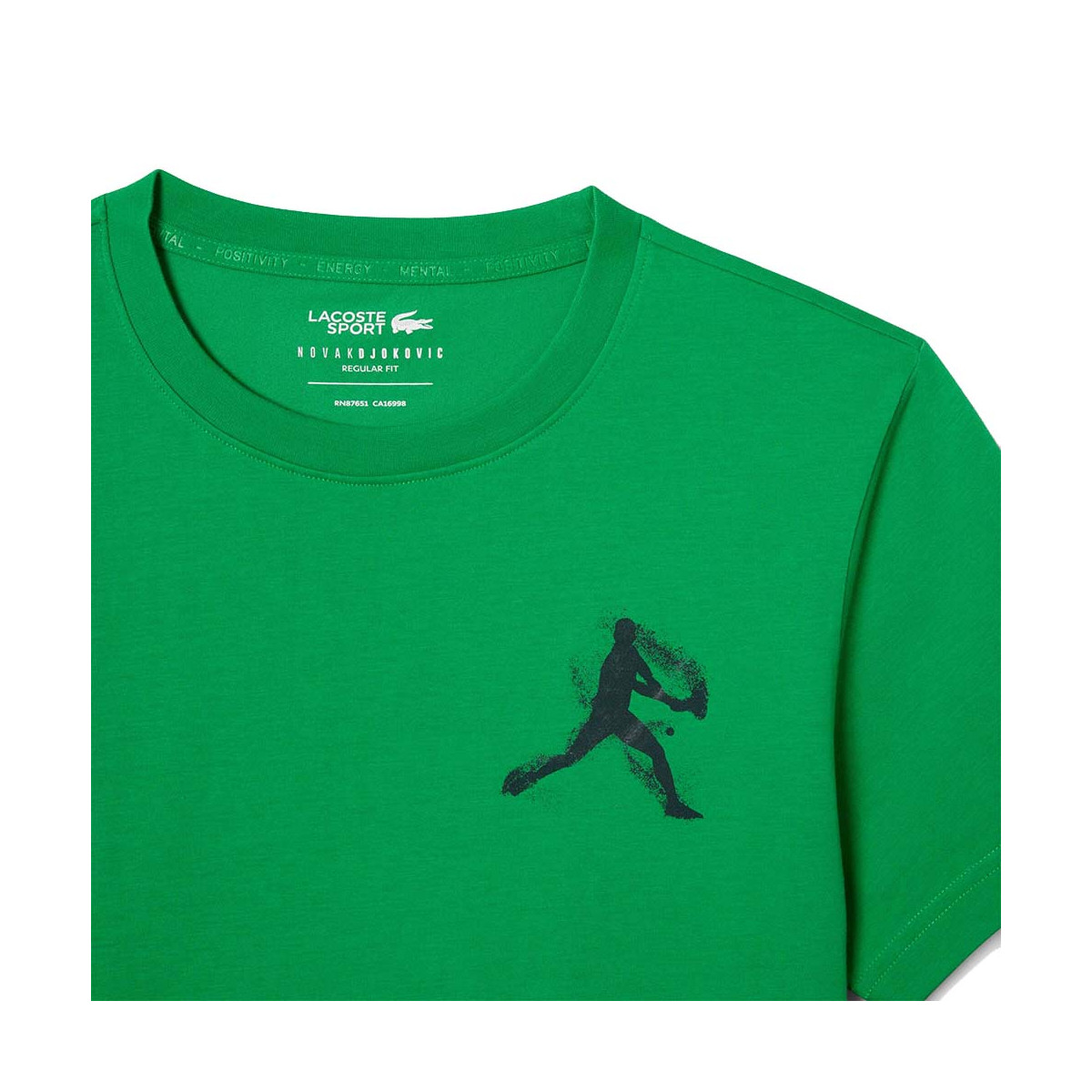 Lacoste Tennis x Novak Djokovic Set T-Shirt + Cap Gr&uuml;n / Blau