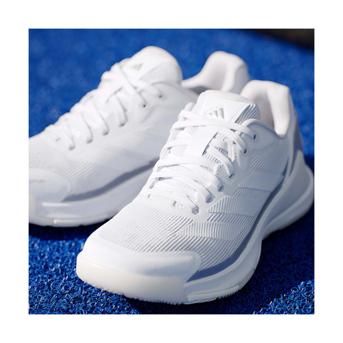 Adidas Crazyquick LS Padelschuhe Damen Wei&szlig;