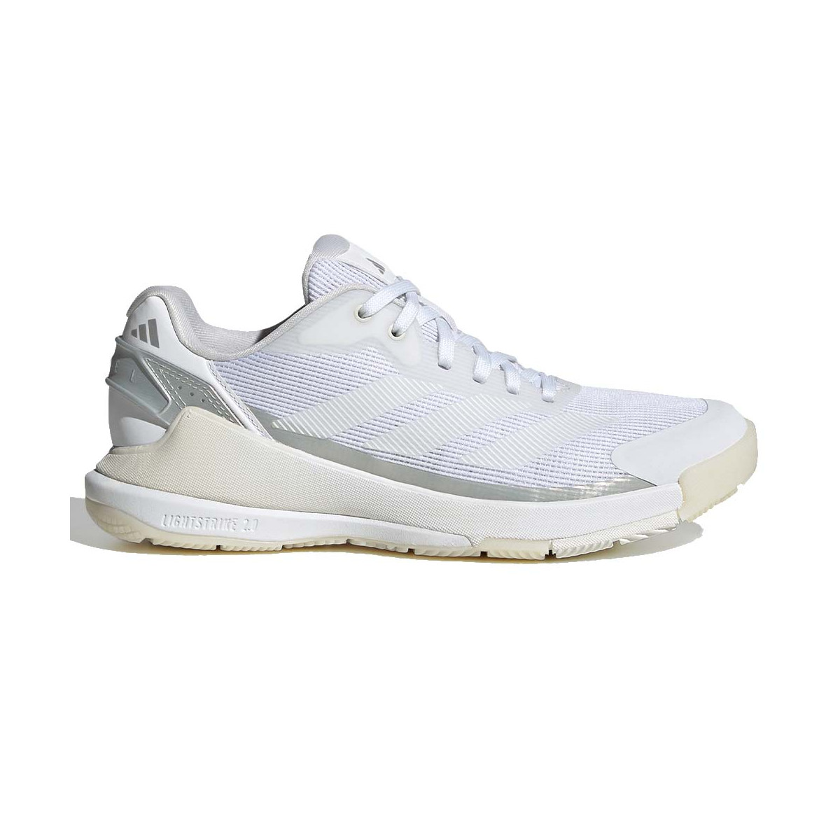 Adidas Crazyquick LS Padelschuhe Damen Wei&szlig;