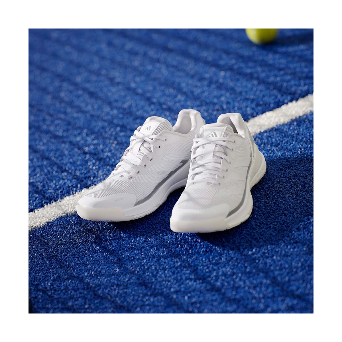 Adidas Crazyquick LS Padelschuhe Damen Wei&szlig;