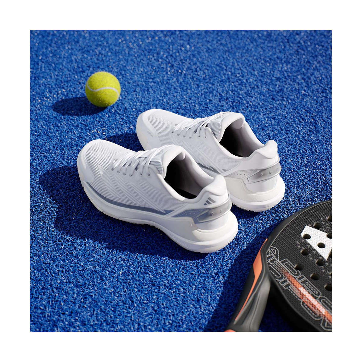 Adidas Crazyquick LS Padelschuhe Damen Wei&szlig;