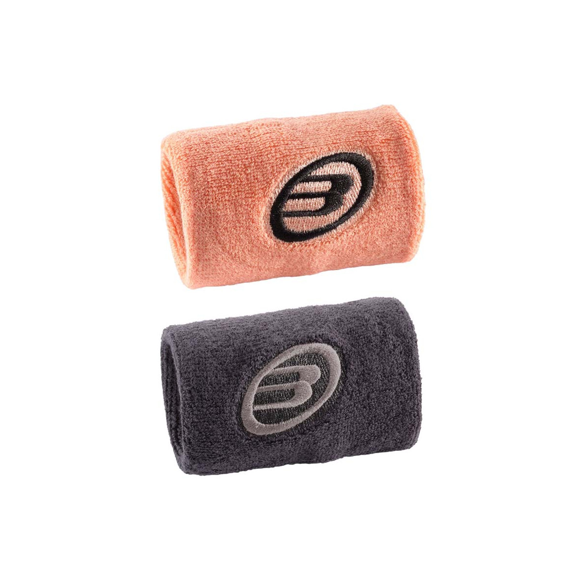 Bullpadel Schwei&szlig;band Orange / Dunkelviolett 2er-Pack