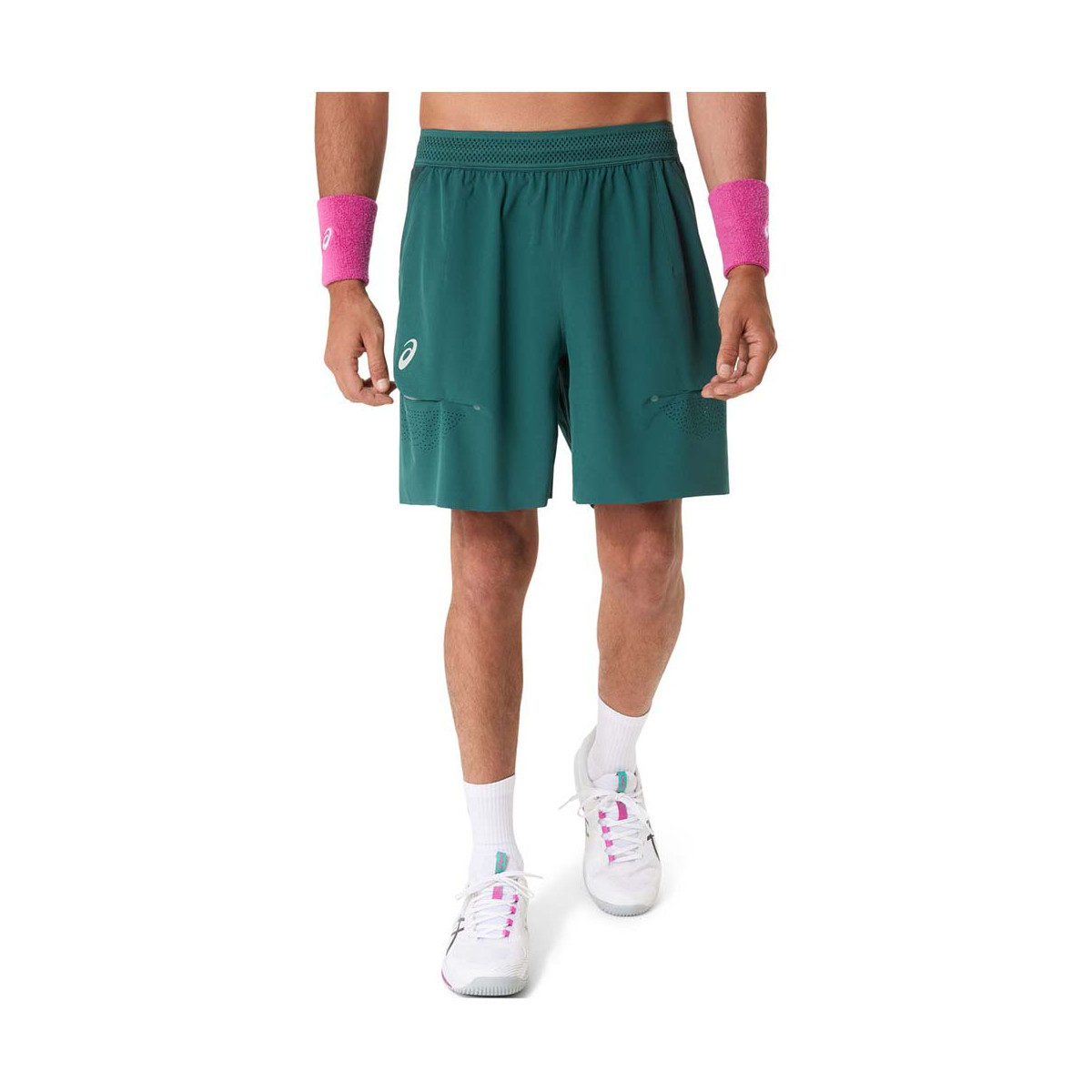 Asics Match Laser Cut Short Gr&uuml;n