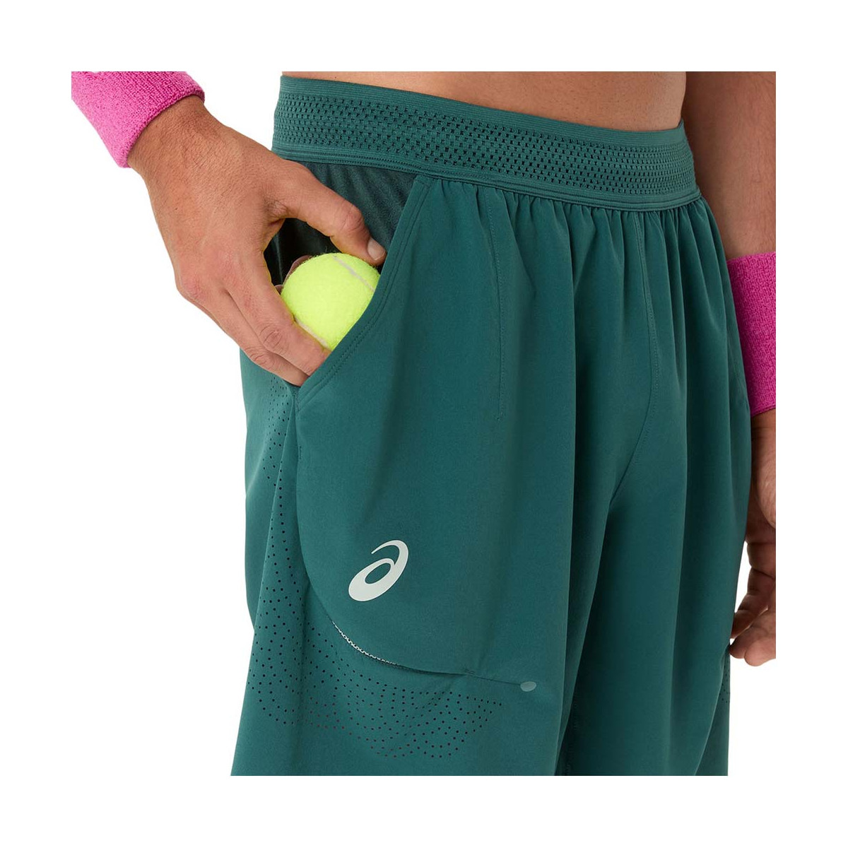 Asics Match Laser Cut Short Gr&uuml;n
