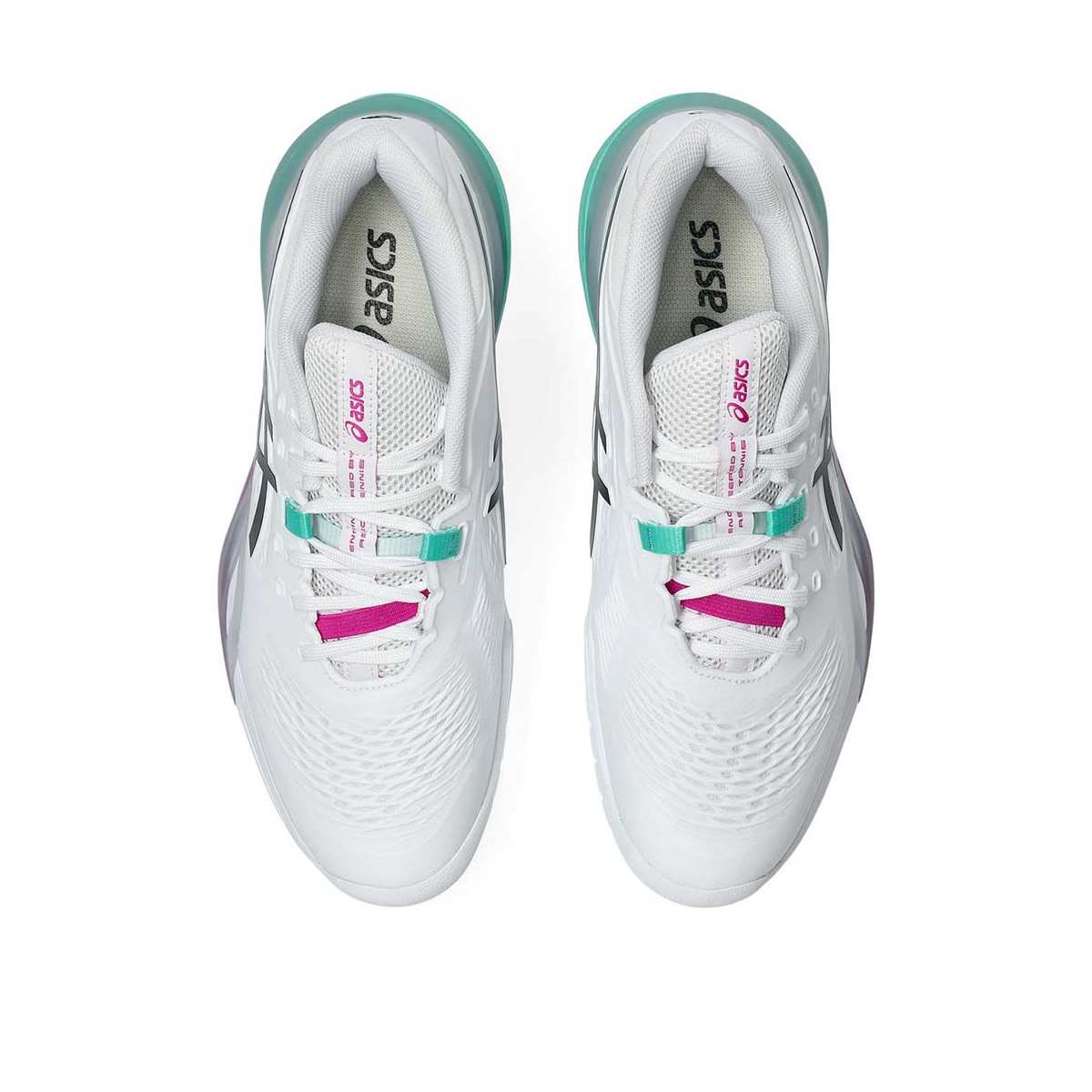 Asics Gel Resolution X Tennisschuhe Wei&szlig; / Gr&uuml;n