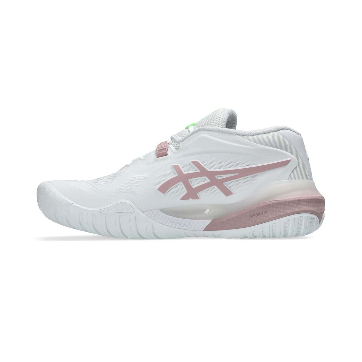Asics Gel Resolution X Tennisschuhe Damen Wei&szlig; / Puderrosa
